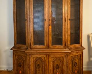 Vintage Drexel Heritage China Cabinet With Interior Lighting. Measures 63" W x 80" H. Photo 1 of 6.