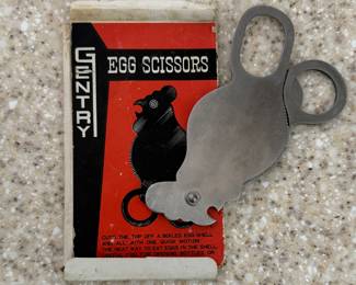 Vintage Gentry Egg Scissors.