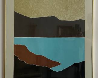 Peter Keefer, Landscape 1 - 4 Quadrapict Etchings #108/200. Photo 3 of 5.