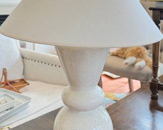 White Table Lamp.