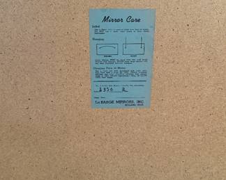 LaBarge Mirror. Measures 40" x 26". Photo 4 of 4.