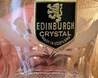 Edinburgh Crystal Pitcher & Jar Set. Photo 2 of 2.