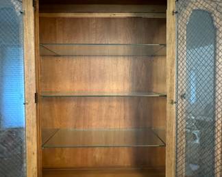 Vintage Drexel Heritage China Cabinet With Interior Lighting. Measures 63" W x 80" H. Photo 2 of 6.