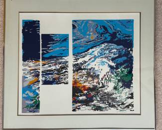 "Ruthie's Run," Serigraph Edition 107/250. Signed By Artist, Farhi. Photo 1 of 4.