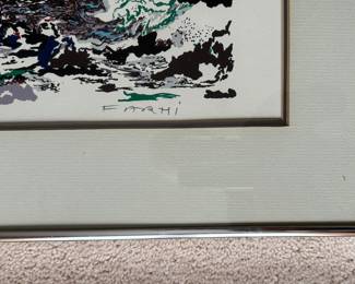 "Ruthie's Run," Serigraph Edition 107/250. Signed By Artist, Farhi. Photo 2 of 4.