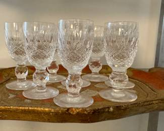 Set of 8 Waterford Cordials.