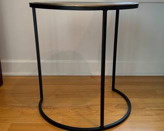 Crate & Barrel Side Table. Measures 18.5" D x 20" H. Photo 1 of 2.