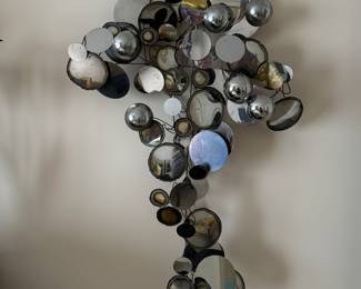 Vintage "Raindrops" Sculpture, Curtis Jere. Circa 1970.