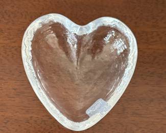 Simon Pearce Heart. Photo 1 of 2.