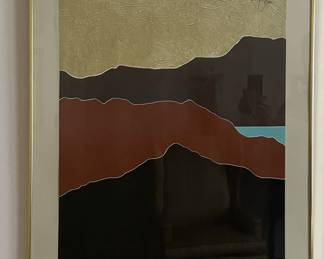 Peter Keefer, Landscape 1 - 4 Quadrapict Etchings #108/200. Photo 2 of 5.