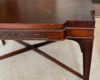Vintage Side Table with Hidden Pull Out Side Trays. Photo 2 of 3.