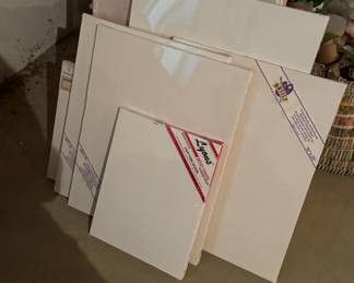 Arts and Crafts Supplies, Canvases.