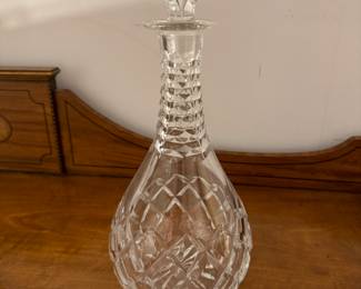 Val Saint Lambert Crystal Decanter. Photo 1 of 2.