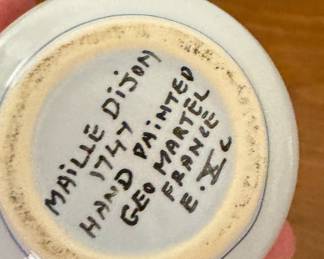 "Quimper Style" Italian Honey Pot. Photo 2 of 2.