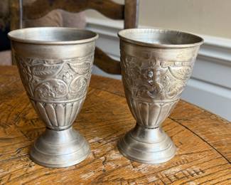 Pewter Chalices.