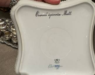 Royal Copenhagen Flora Danica "Ononio Spinosa Mull" Platter. Photo 2 of 2.