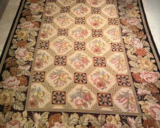 Needlepoint Rug. Photo 1 of 2.