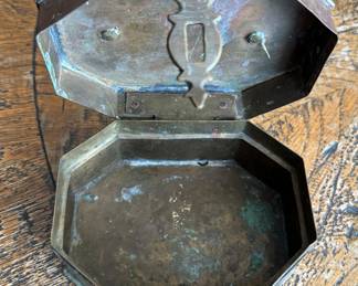 Antique Brass Box. Photo 3 of 4.