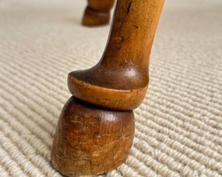 Pair of Vintage Benches with Hoof Feet. Photo 3 of 4.