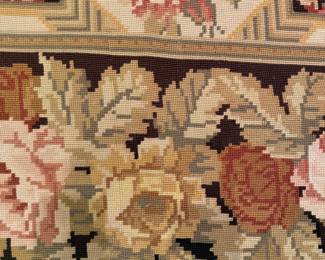 Needlepoint Rug. Photo 2 of 2.