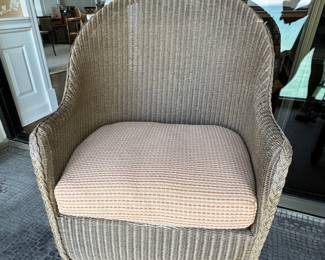 Lloyd Flanders All-Weather Wicker Chair - 2 Available.