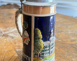 Native American Dartmouth Beer Stein. Photo 2 of 2.