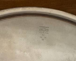 Gorham Sterling Silver Platter. Photo 2 of 2.