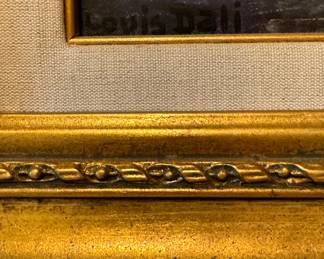 View In Montmartre to Sacred Coeur, Untitled Paris Street Scene, Oil On Canvas Signed By Artist, Louis Dali. Measures 8.5" x 10.5" Unframed. Photo 2 of 2.