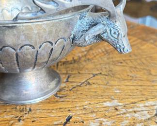Vintage Stag Figurine "Champagne Bowl. Photo 2 of 2.