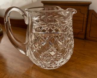Waterford Crystal Pitcher - Glandore Pattern.