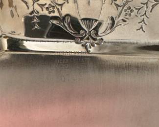 Stork Mortimer & Hunt Nickle Silver Crumb Trays. Photo 2 of 2.