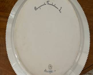 Royal Copenhagen Flora Danica "Campanula Trachelium L" Platter. Photo 2 of 2.