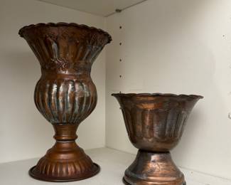 Copper Urns.