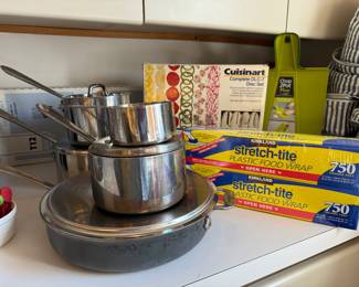 All Clad Stainless Steel Cookware.