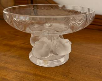 Lalique Crystal Nogent Bowl. Photo 1 of 3.