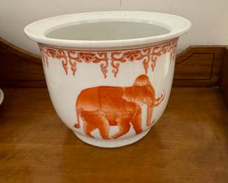 Neiman Marcus Elephant Cachepot.