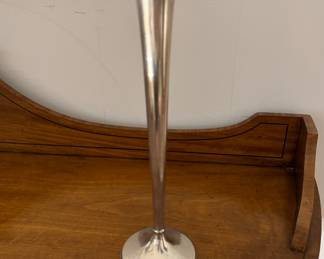 Sterling Silver Trumpet Vase. Photo 1 of 2.