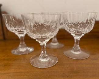 Set of 4 Fostoria Wine Glasses. Photo 1 of 2.