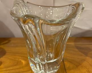 Daum Crystal Vase.