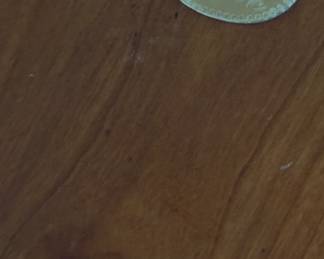 Vintage Baker Furniture Faux Bamboo Game Table. & Cane Seat Chair Set. One Seat Needs To Be Re-caned. Ask Us For Resources. Photo 5 of 12.