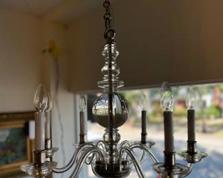 Visual Comfort Crystal Chandelier. Photo 1 of 2.