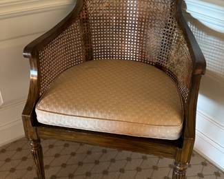 Vintage Cane Frame Occasional / Desk Chair.