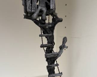 "No Girls Allowed" Sculpture.