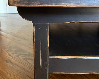 Ebonized Wood Cocktail Table. Photo 3 of 3.