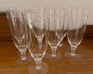 Crystal Water Glasses.