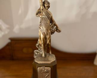Vintage Boxing Trophy: Chicago Athletic Association Vs. Kenosha, 1929. Photo 1 of 3.