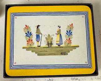 Quimper Henriot Placemats by Pimpernel. Photo 1 of 2.