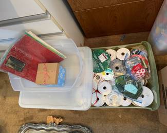 Wrapping Papper and Ribbon.