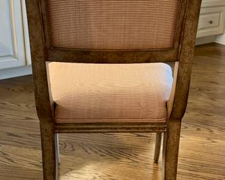 Set of 8 Vintage Councill Furniture Louis XVI Style Distressed Finish Dining Chairs. Photo 2 of 5.