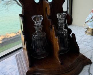 Vintage "Black Forest" Liqueur Caddy.